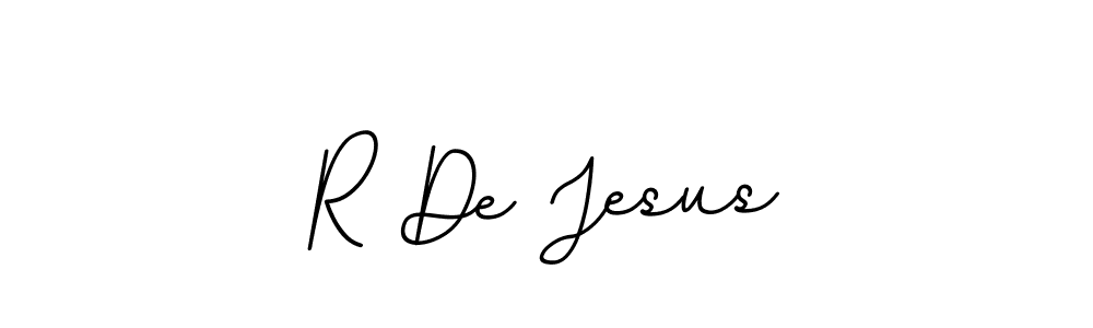 Use a signature maker to create a handwritten signature online. With this signature software, you can design (BallpointsItalic-DORy9) your own signature for name R De Jesus. R De Jesus signature style 11 images and pictures png