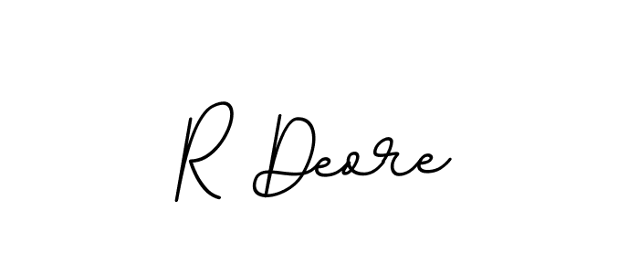 You should practise on your own different ways (BallpointsItalic-DORy9) to write your name (R Deore) in signature. don't let someone else do it for you. R Deore signature style 11 images and pictures png