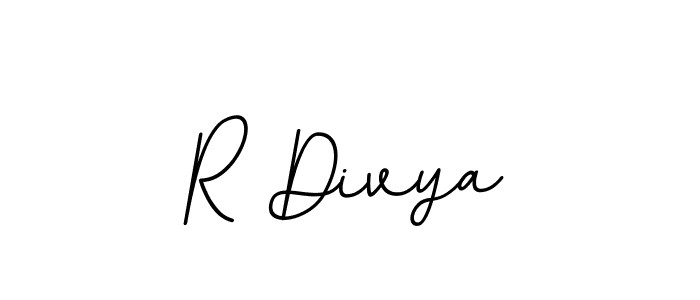 R Divya stylish signature style. Best Handwritten Sign (BallpointsItalic-DORy9) for my name. Handwritten Signature Collection Ideas for my name R Divya. R Divya signature style 11 images and pictures png