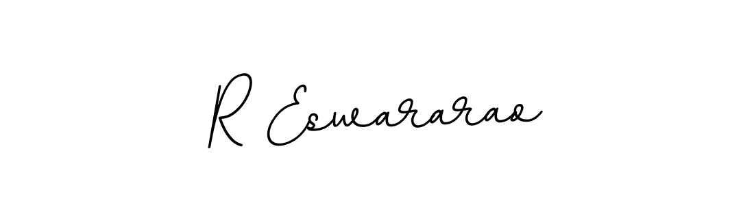 Make a beautiful signature design for name R Eswararao. With this signature (BallpointsItalic-DORy9) style, you can create a handwritten signature for free. R Eswararao signature style 11 images and pictures png
