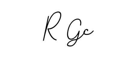 Enhance your business communications with R Gc signature in BallpointsItalic-DORy9 lettering. Clean, modern, and universally compatible. R Gc signature style 11 images and pictures png