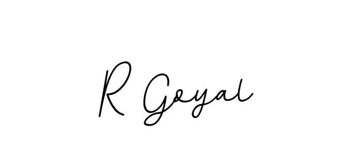 It looks lik you need a new signature style for name R Goyal. Design unique handwritten (BallpointsItalic-DORy9) signature with our free signature maker in just a few clicks. R Goyal signature style 11 images and pictures png