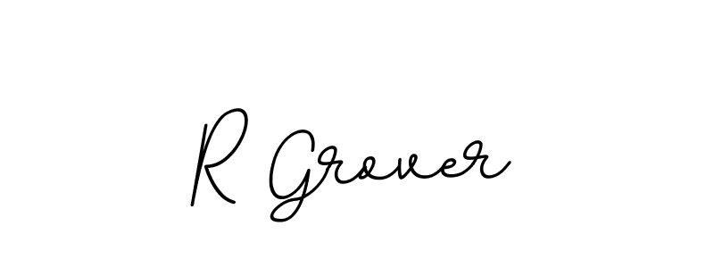 R Grover stylish signature style. Best Handwritten Sign (BallpointsItalic-DORy9) for my name. Handwritten Signature Collection Ideas for my name R Grover. R Grover signature style 11 images and pictures png