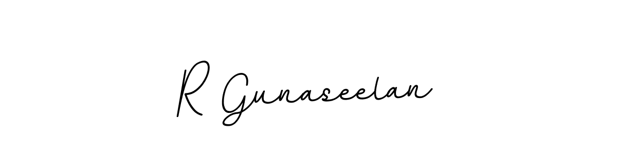 if you are searching for the best signature style for your name R Gunaseelan. so please give up your signature search. here we have designed multiple signature styles  using BallpointsItalic-DORy9. R Gunaseelan signature style 11 images and pictures png