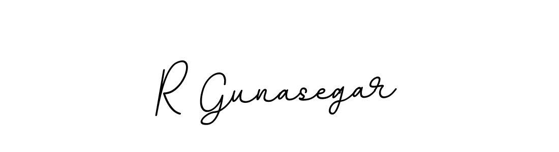 Design your own signature with our free online signature maker. With this signature software, you can create a handwritten (BallpointsItalic-DORy9) signature for name R Gunasegar. R Gunasegar signature style 11 images and pictures png