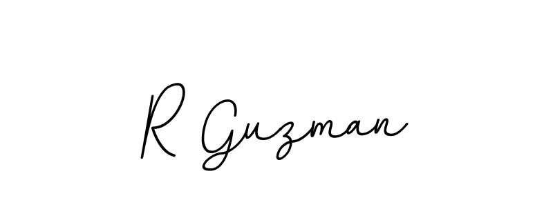 Create a beautiful signature design for name R Guzman. With this signature (BallpointsItalic-DORy9) fonts, you can make a handwritten signature for free. R Guzman signature style 11 images and pictures png