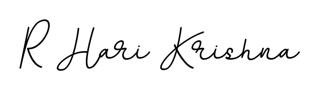 Discover the perfect balance of readability and style for R Hari Krishna with BallpointsItalic-DORy9 font. Create your dream signature today. R Hari Krishna signature style 11 images and pictures png
