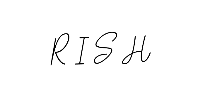 Also we have R I S H name is the best signature style. Create professional handwritten signature collection using BallpointsItalic-DORy9 autograph style. R I S H signature style 11 images and pictures png