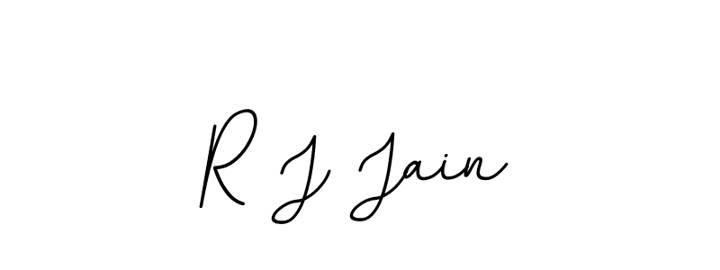 R J Jain stylish signature style. Best Handwritten Sign (BallpointsItalic-DORy9) for my name. Handwritten Signature Collection Ideas for my name R J Jain. R J Jain signature style 11 images and pictures png