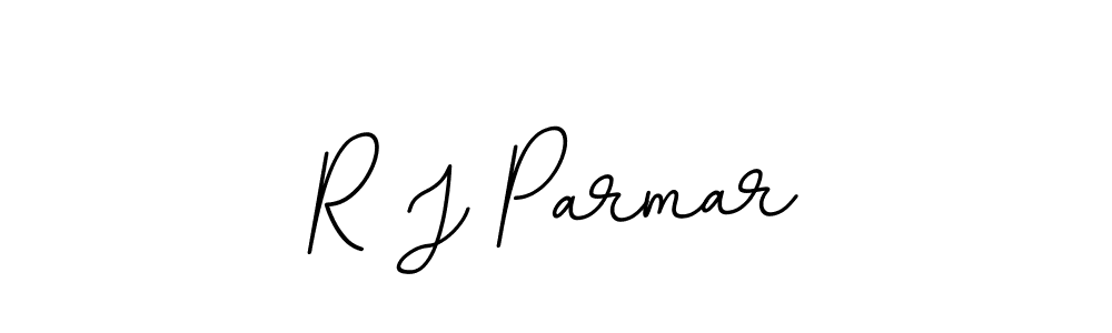 You should practise on your own different ways (BallpointsItalic-DORy9) to write your name (R J Parmar) in signature. don't let someone else do it for you. R J Parmar signature style 11 images and pictures png