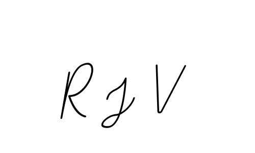 It looks lik you need a new signature style for name R J V. Design unique handwritten (BallpointsItalic-DORy9) signature with our free signature maker in just a few clicks. R J V signature style 11 images and pictures png