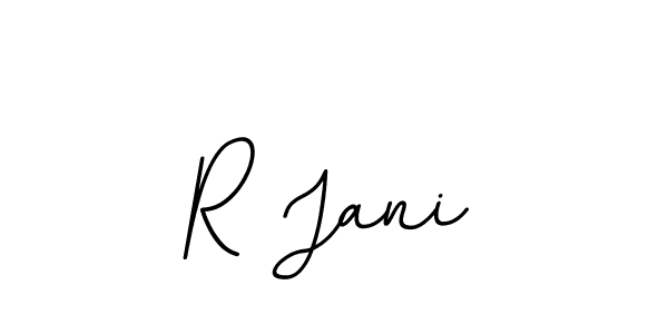 You should practise on your own different ways (BallpointsItalic-DORy9) to write your name (R Jani) in signature. don't let someone else do it for you. R Jani signature style 11 images and pictures png