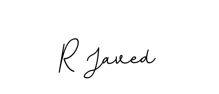 Use a signature maker to create a handwritten signature online. With this signature software, you can design (BallpointsItalic-DORy9) your own signature for name R Javed. R Javed signature style 11 images and pictures png