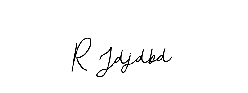 The best way (BallpointsItalic-DORy9) to make a short signature is to pick only two or three words in your name. The name R Jdjdbd include a total of six letters. For converting this name. R Jdjdbd signature style 11 images and pictures png