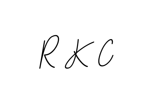 How to make R K C name signature. Use BallpointsItalic-DORy9 style for creating short signs online. This is the latest handwritten sign. R K C signature style 11 images and pictures png