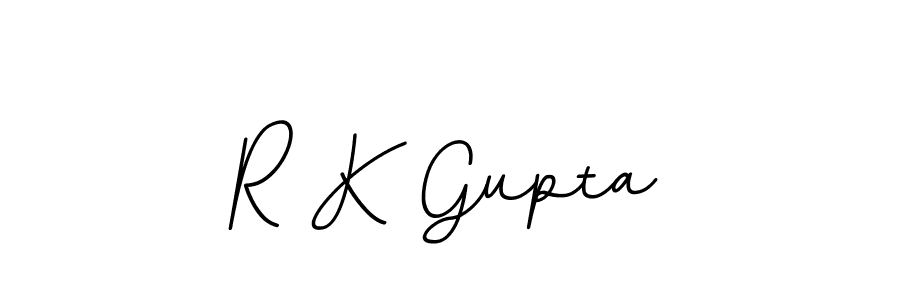 Make a beautiful signature design for name R K Gupta. With this signature (BallpointsItalic-DORy9) style, you can create a handwritten signature for free. R K Gupta signature style 11 images and pictures png