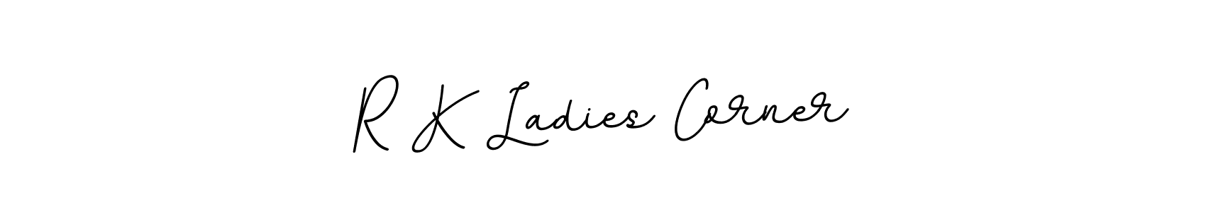 How to make R K Ladies Corner signature? BallpointsItalic-DORy9 is a professional autograph style. Create handwritten signature for R K Ladies Corner name. R K Ladies Corner signature style 11 images and pictures png