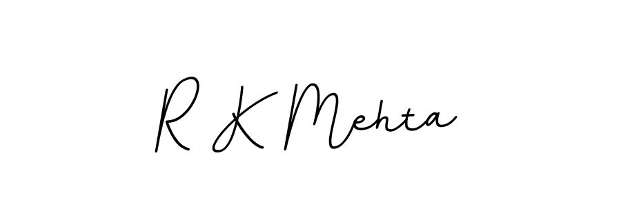 Make a beautiful signature design for name R K Mehta. With this signature (BallpointsItalic-DORy9) style, you can create a handwritten signature for free. R K Mehta signature style 11 images and pictures png