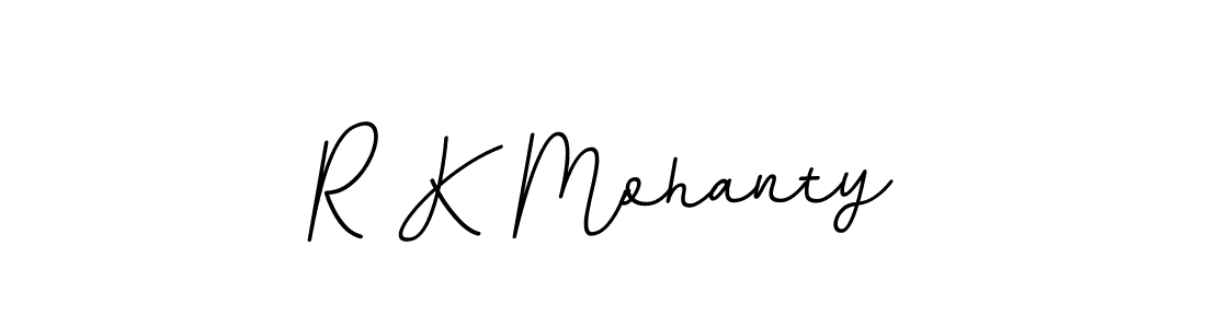How to make R K Mohanty signature? BallpointsItalic-DORy9 is a professional autograph style. Create handwritten signature for R K Mohanty name. R K Mohanty signature style 11 images and pictures png