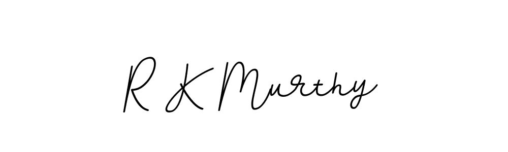 The best way (BallpointsItalic-DORy9) to make a short signature is to pick only two or three words in your name. The name R K Murthy include a total of six letters. For converting this name. R K Murthy signature style 11 images and pictures png