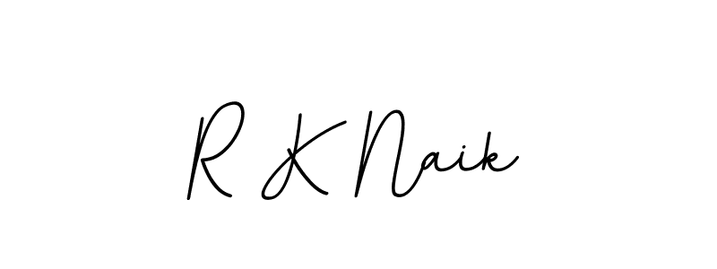 How to make R K Naik signature? BallpointsItalic-DORy9 is a professional autograph style. Create handwritten signature for R K Naik name. R K Naik signature style 11 images and pictures png