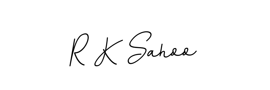 BallpointsItalic-DORy9 is a professional signature style that is perfect for those who want to add a touch of class to their signature. It is also a great choice for those who want to make their signature more unique. Get R K Sahoo name to fancy signature for free. R K Sahoo signature style 11 images and pictures png