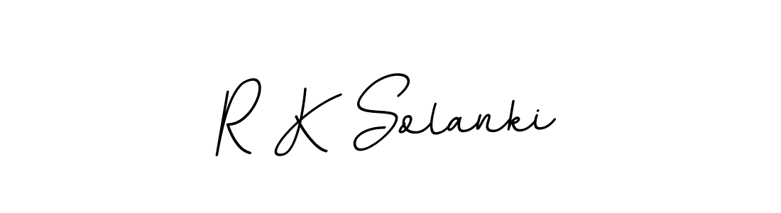 Make a beautiful signature design for name R K Solanki. With this signature (BallpointsItalic-DORy9) style, you can create a handwritten signature for free. R K Solanki signature style 11 images and pictures png