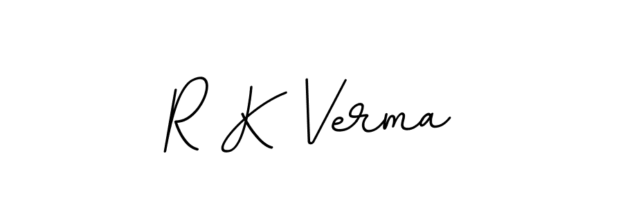 You should practise on your own different ways (BallpointsItalic-DORy9) to write your name (R K Verma) in signature. don't let someone else do it for you. R K Verma signature style 11 images and pictures png