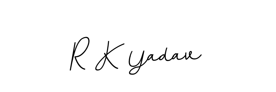 How to make R K Yadav signature? BallpointsItalic-DORy9 is a professional autograph style. Create handwritten signature for R K Yadav name. R K Yadav signature style 11 images and pictures png