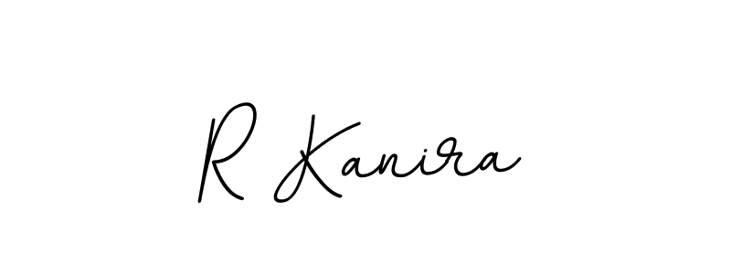 Create a beautiful signature design for name R Kanira. With this signature (BallpointsItalic-DORy9) fonts, you can make a handwritten signature for free. R Kanira signature style 11 images and pictures png