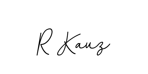 How to make R Kauz signature? BallpointsItalic-DORy9 is a professional autograph style. Create handwritten signature for R Kauz name. R Kauz signature style 11 images and pictures png