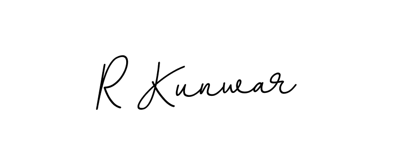 Design your own signature with our free online signature maker. With this signature software, you can create a handwritten (BallpointsItalic-DORy9) signature for name R Kunwar. R Kunwar signature style 11 images and pictures png