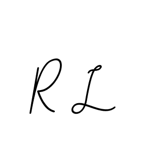 R L stylish signature style. Best Handwritten Sign (BallpointsItalic-DORy9) for my name. Handwritten Signature Collection Ideas for my name R L. R L signature style 11 images and pictures png