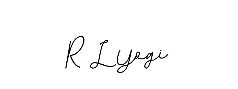 This is the best signature style for the R L Yogi name. Also you like these signature font (BallpointsItalic-DORy9). Mix name signature. R L Yogi signature style 11 images and pictures png