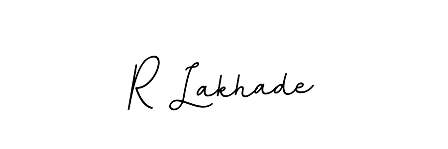 Make a beautiful signature design for name R Lakhade. Use this online signature maker to create a handwritten signature for free. R Lakhade signature style 11 images and pictures png