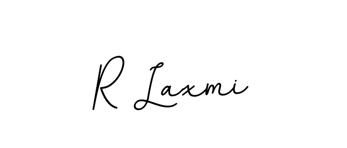 You should practise on your own different ways (BallpointsItalic-DORy9) to write your name (R Laxmi) in signature. don't let someone else do it for you. R Laxmi signature style 11 images and pictures png