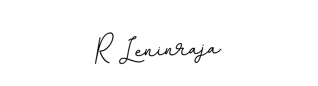Create a beautiful signature design for name R Leninraja. With this signature (BallpointsItalic-DORy9) fonts, you can make a handwritten signature for free. R Leninraja signature style 11 images and pictures png