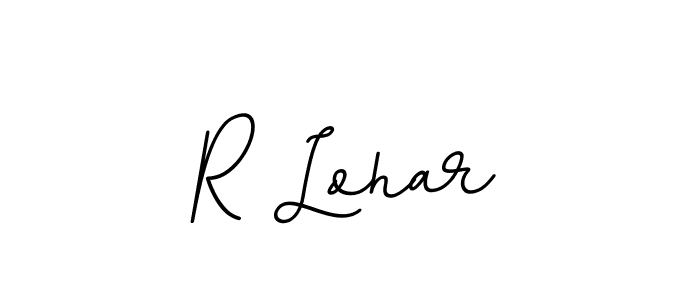 You should practise on your own different ways (BallpointsItalic-DORy9) to write your name (R Lohar) in signature. don't let someone else do it for you. R Lohar signature style 11 images and pictures png