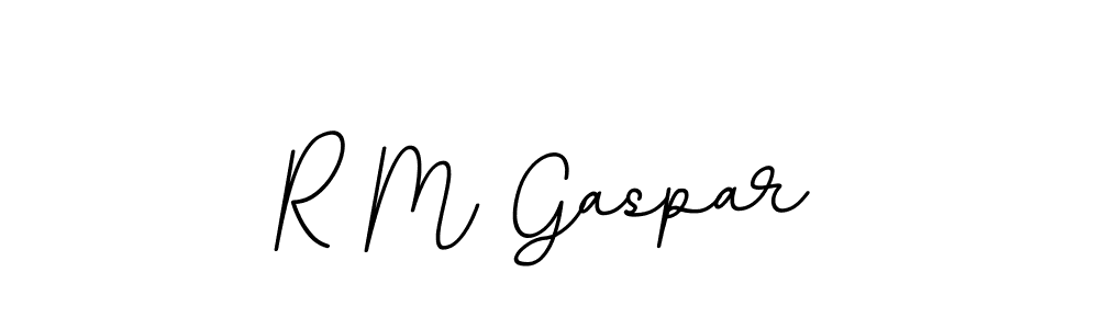 Design your own signature with our free online signature maker. With this signature software, you can create a handwritten (BallpointsItalic-DORy9) signature for name R M Gaspar. R M Gaspar signature style 11 images and pictures png