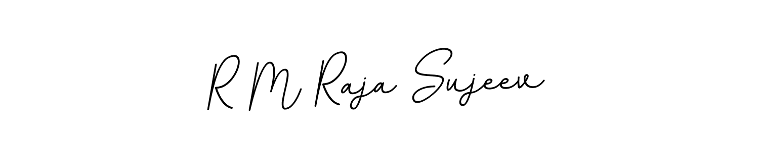 How to make R M Raja Sujeev signature? BallpointsItalic-DORy9 is a professional autograph style. Create handwritten signature for R M Raja Sujeev name. R M Raja Sujeev signature style 11 images and pictures png