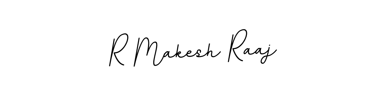 You should practise on your own different ways (BallpointsItalic-DORy9) to write your name (R Makesh Raaj) in signature. don't let someone else do it for you. R Makesh Raaj signature style 11 images and pictures png