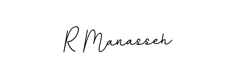 Use a signature maker to create a handwritten signature online. With this signature software, you can design (BallpointsItalic-DORy9) your own signature for name R Manasseh. R Manasseh signature style 11 images and pictures png