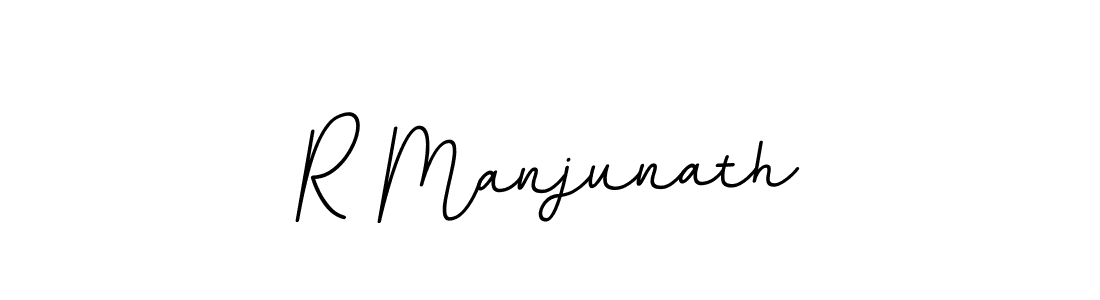 Create a beautiful signature design for name R Manjunath. With this signature (BallpointsItalic-DORy9) fonts, you can make a handwritten signature for free. R Manjunath signature style 11 images and pictures png