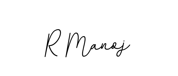 You can use this online signature creator to create a handwritten signature for the name R Manoj. This is the best online autograph maker. R Manoj signature style 11 images and pictures png