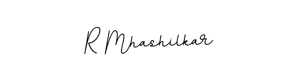 R Mhashilkar stylish signature style. Best Handwritten Sign (BallpointsItalic-DORy9) for my name. Handwritten Signature Collection Ideas for my name R Mhashilkar. R Mhashilkar signature style 11 images and pictures png