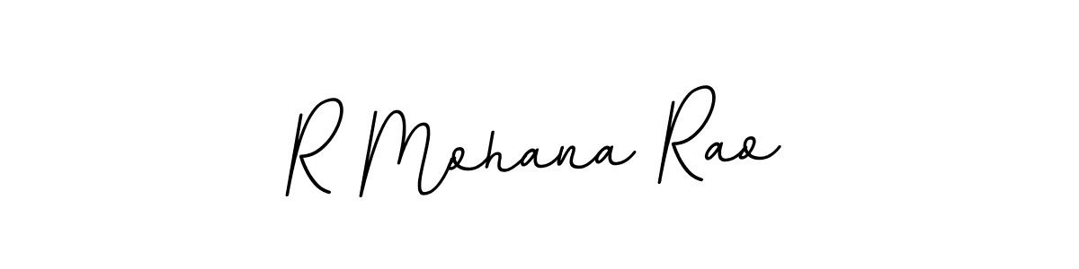 This is the best signature style for the R Mohana Rao name. Also you like these signature font (BallpointsItalic-DORy9). Mix name signature. R Mohana Rao signature style 11 images and pictures png