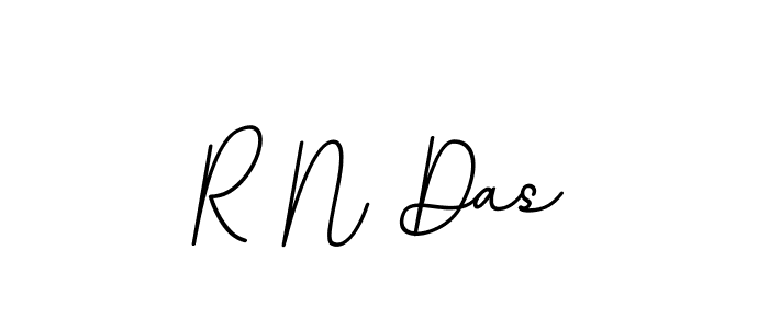 How to make R N Das name signature. Use BallpointsItalic-DORy9 style for creating short signs online. This is the latest handwritten sign. R N Das signature style 11 images and pictures png