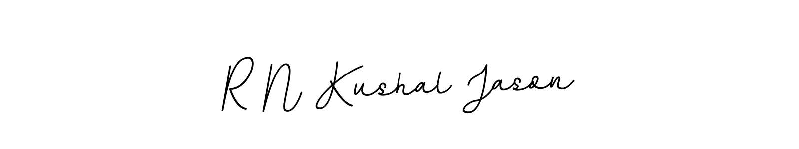 Once you've used our free online signature maker to create your best signature BallpointsItalic-DORy9 style, it's time to enjoy all of the benefits that R N Kushal Jason name signing documents. R N Kushal Jason signature style 11 images and pictures png