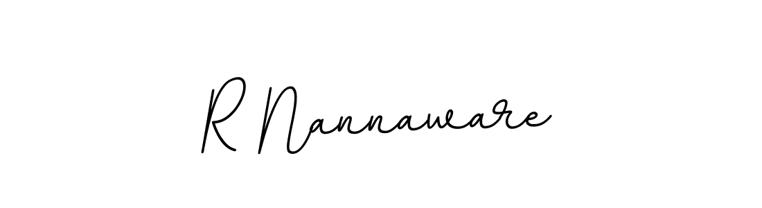 R Nannaware stylish signature style. Best Handwritten Sign (BallpointsItalic-DORy9) for my name. Handwritten Signature Collection Ideas for my name R Nannaware. R Nannaware signature style 11 images and pictures png