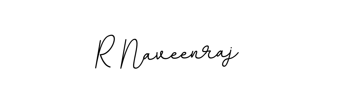 Create a beautiful signature design for name R Naveenraj. With this signature (BallpointsItalic-DORy9) fonts, you can make a handwritten signature for free. R Naveenraj signature style 11 images and pictures png